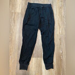 Gap black pull on 100% cotton High-Waist Joggers Black pants women gorpcore XS